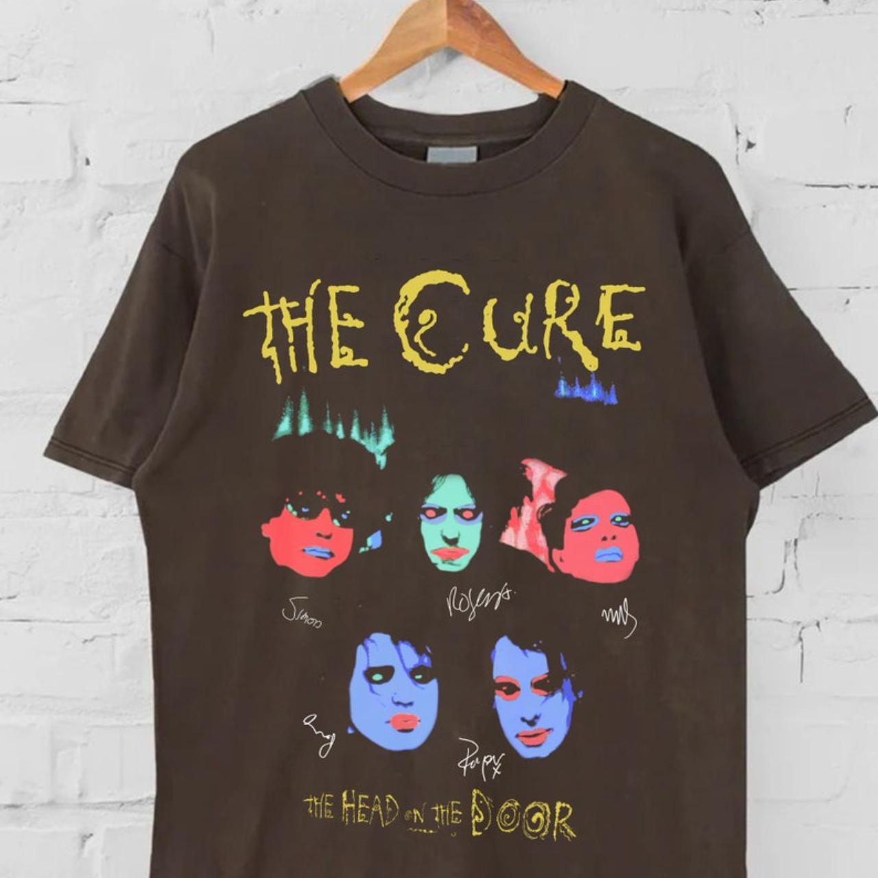 The Cure signature, The Cure vintage shirt GARMENT... - Depop