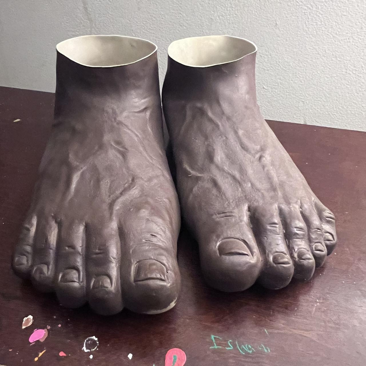 Imran Potato caveman feet one size fits all worn - Depop