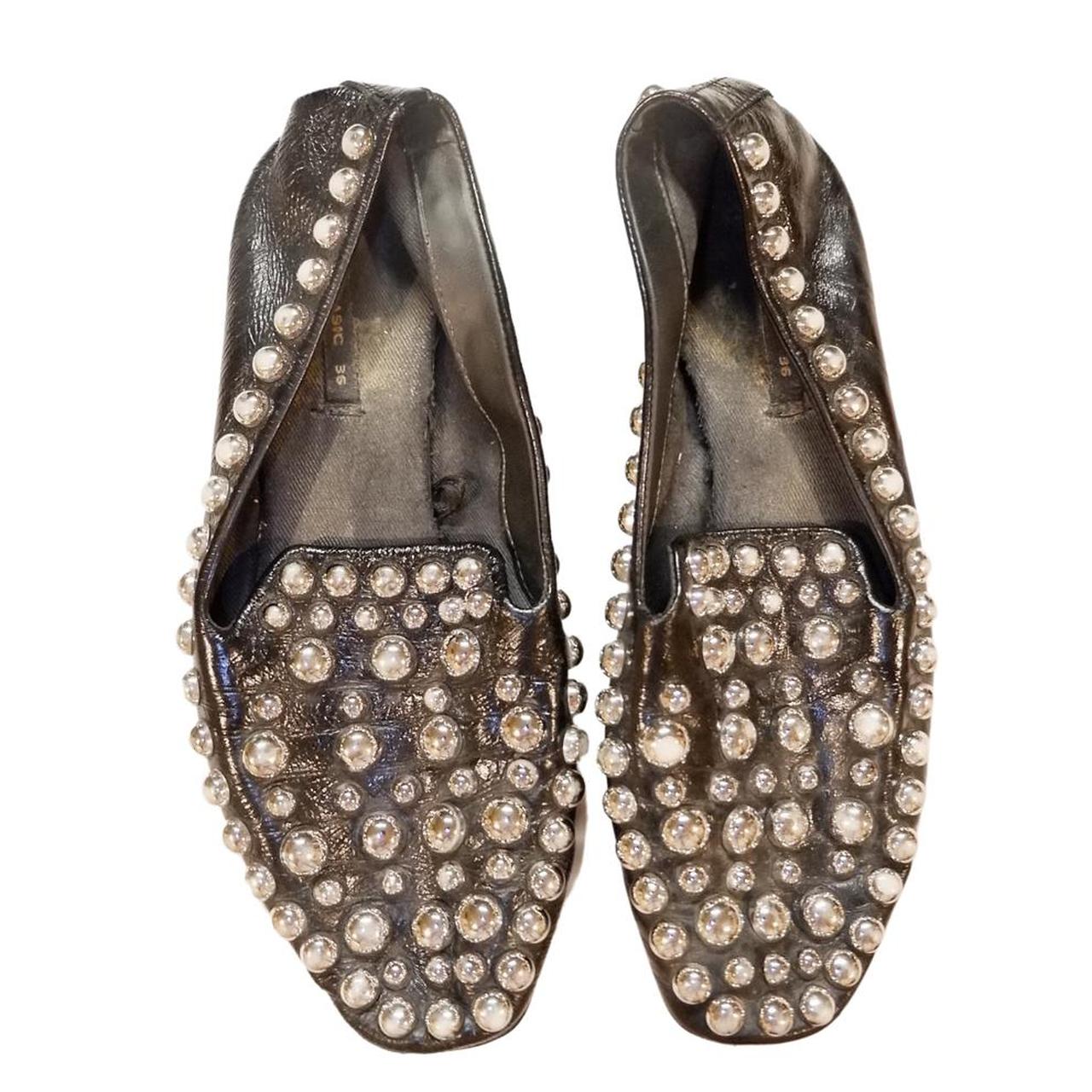 Zara sales studded loafers