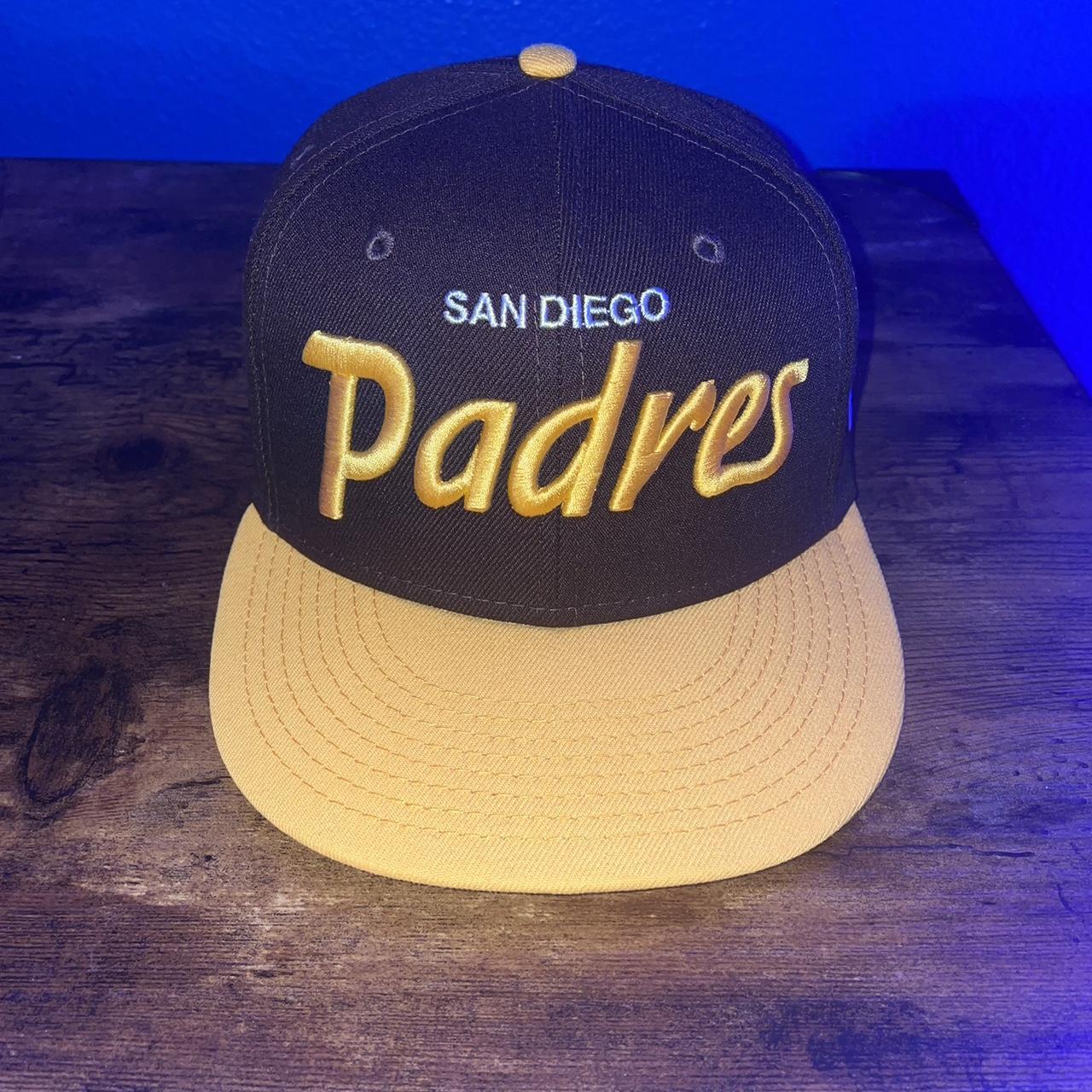 Men's New Era Brown San Diego Padres Authentic Collection