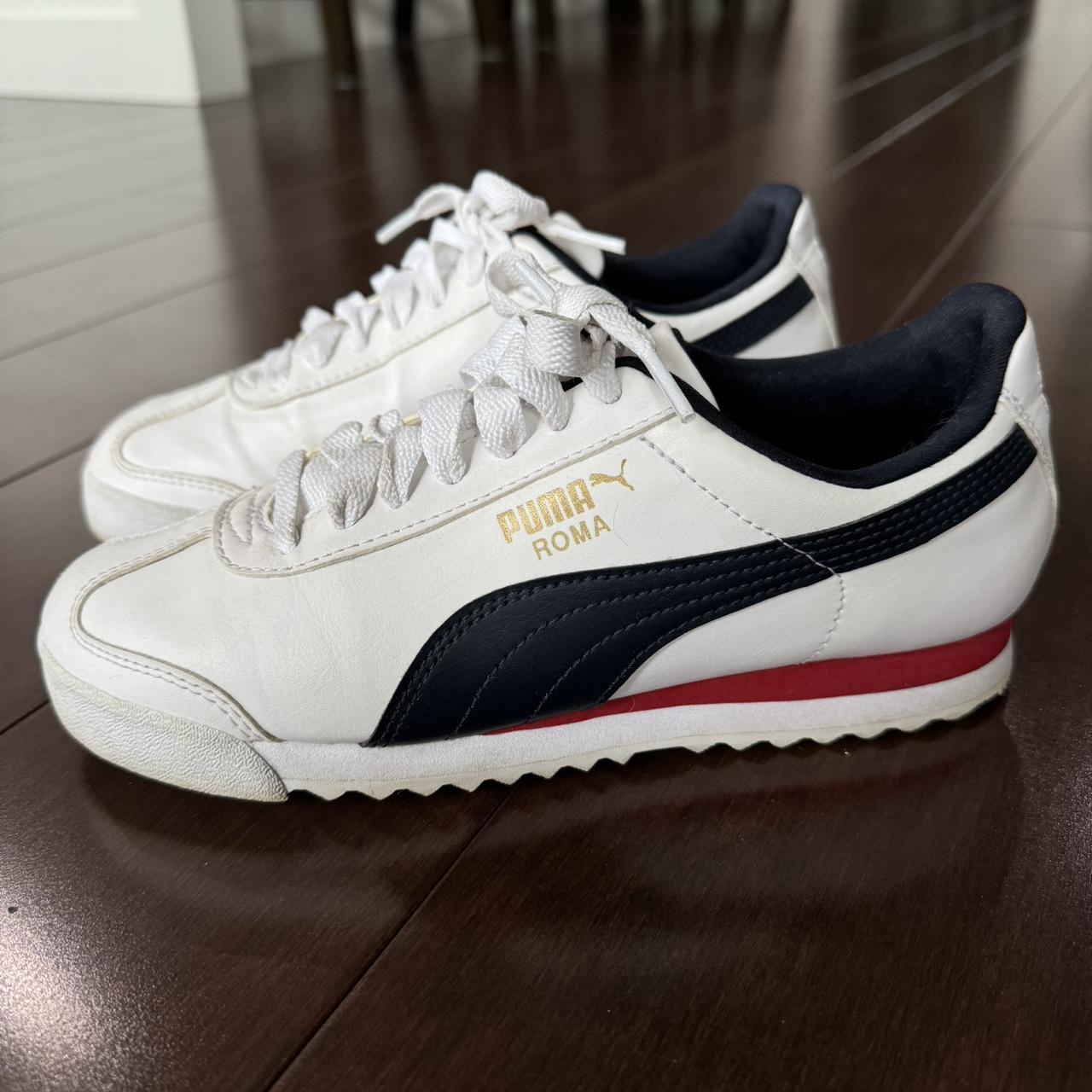 Puma roma white navy online