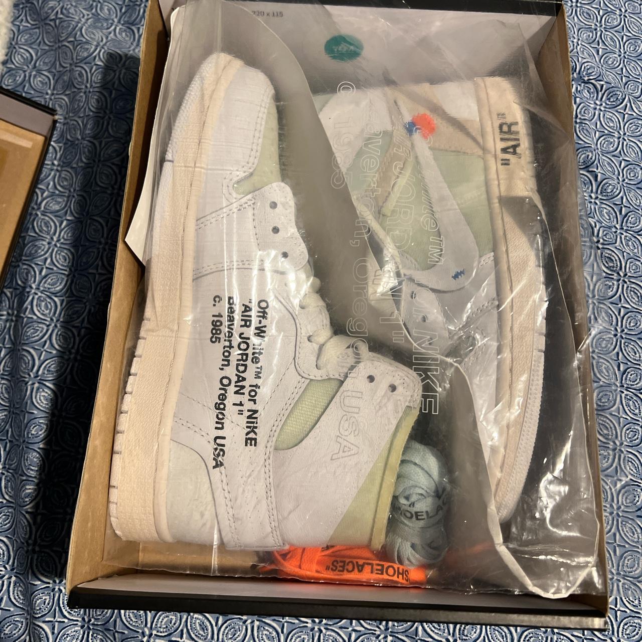 Rare Jordan 1 Virgil Abloh Off-White Sneakers.... - Depop