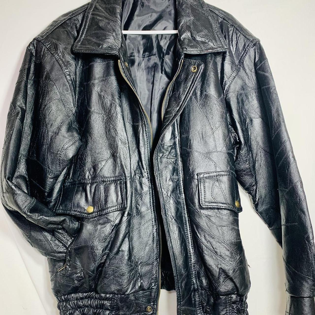 Unbranded Leather Jacket No Holes, Tears, Or... - Depop