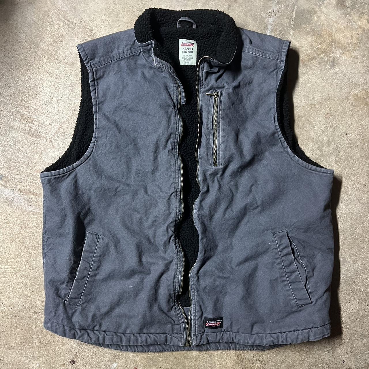 Size XL • Dickies workwear vest • Missing zipper... - Depop