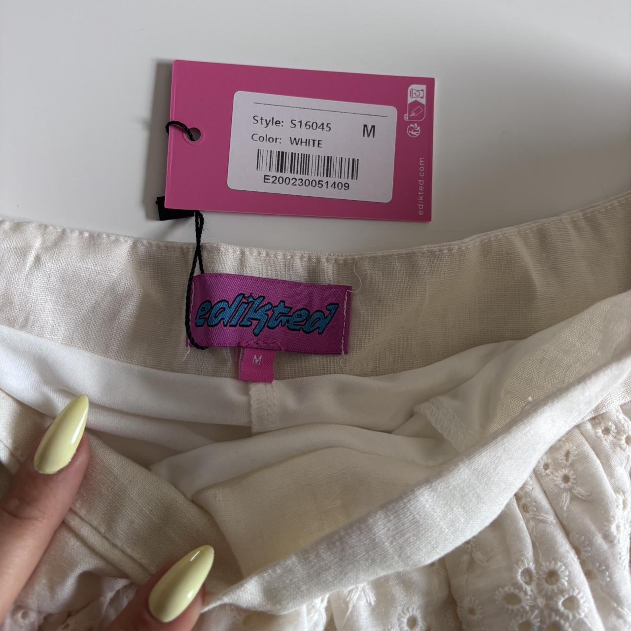 Edikted Women's Skirt - White/Cream - M – super c… - image 3