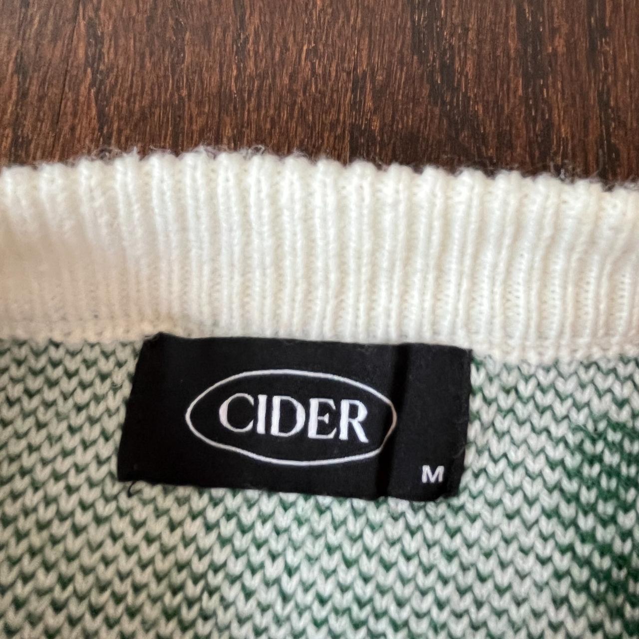 Cider orange pattern sweater Depop