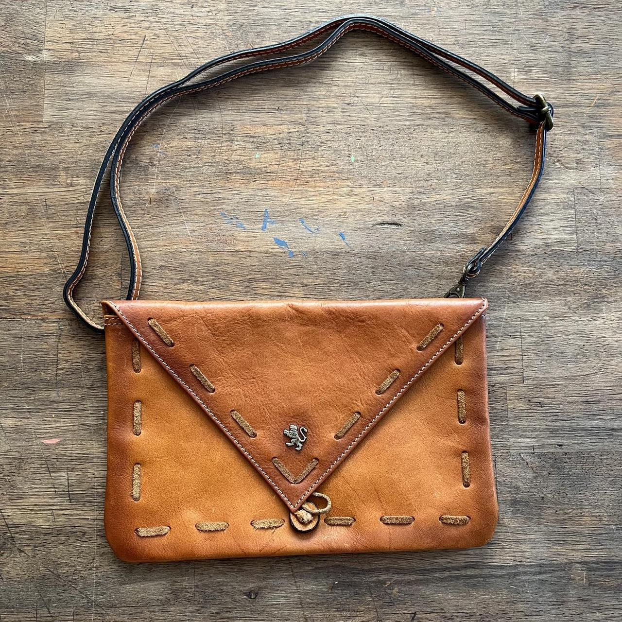 Pratesi Firenze Leather Crossbody Bag Great. Depop