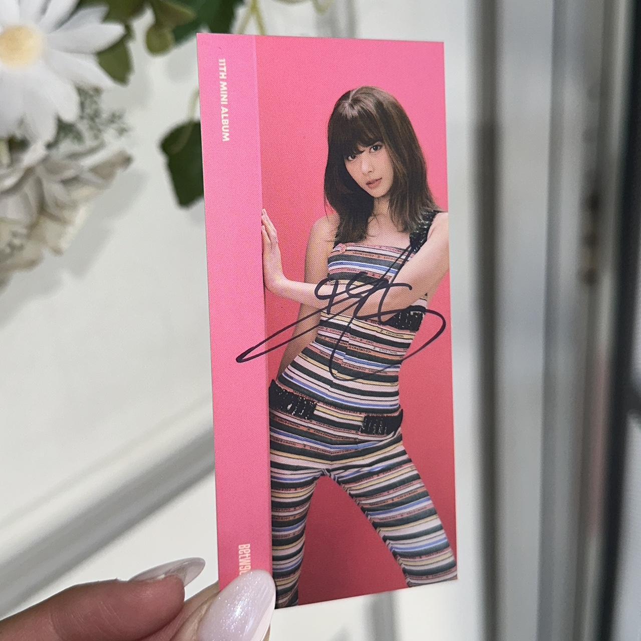 Order Tzuyu Signed Bookmark