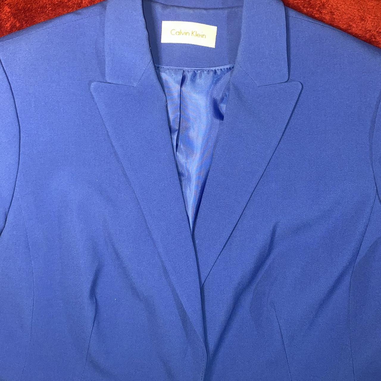 Calvin Klein XL blazer royal blue great condition - Depop