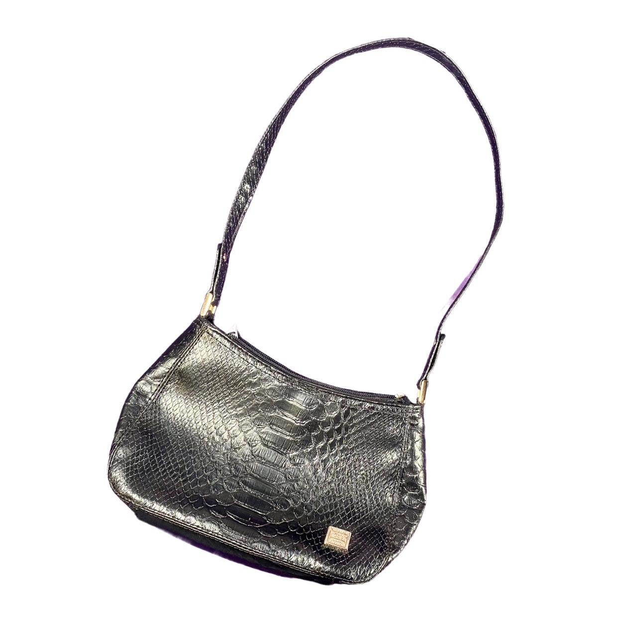 Vintage Liz Claiborne Purse, GREEN Faux Leather Small Handbag, Ladies  Fashion