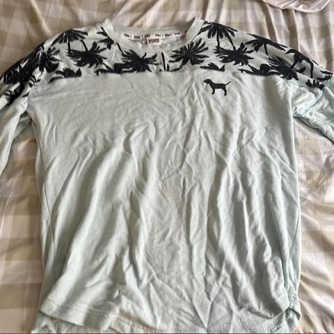 Victoria secret pink crew neck New York giants - Depop