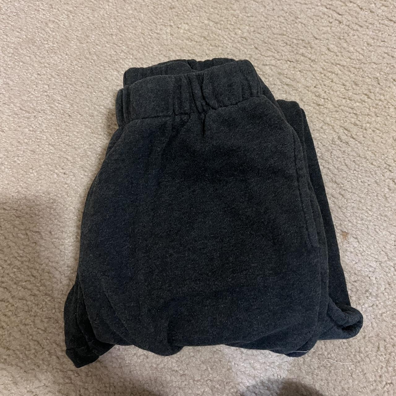 Brandy Melville Sweatpants dark wash grey one... Depop