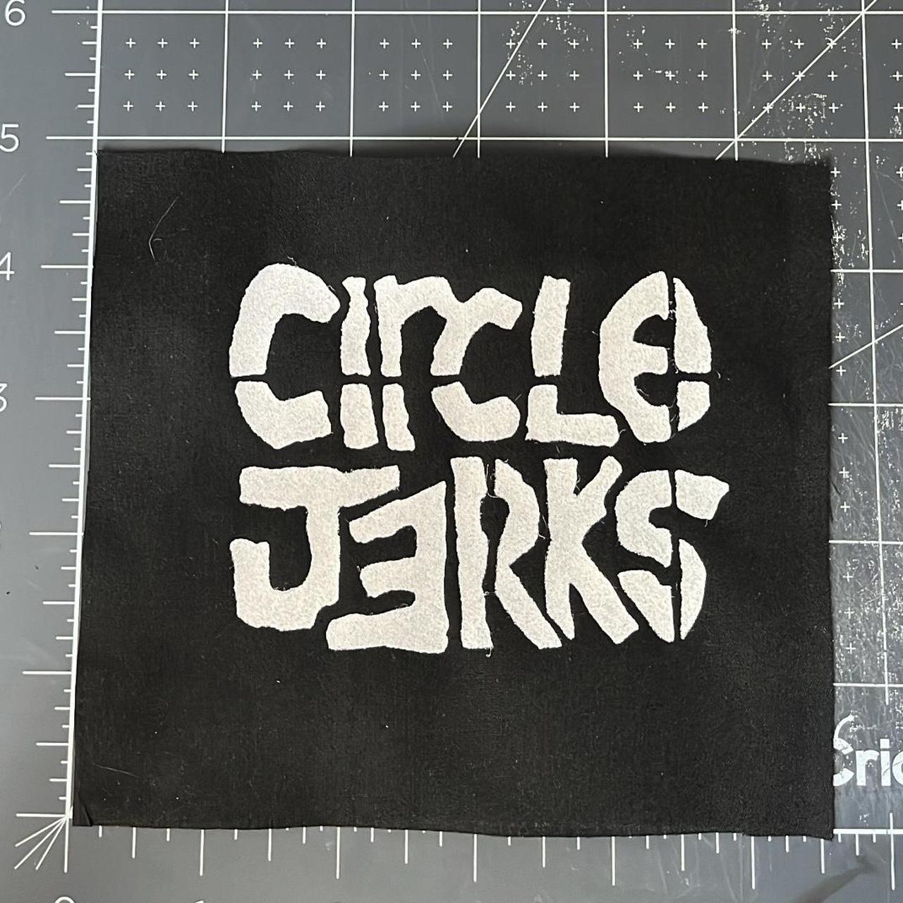 Circle Jerks Band Patch Handmade by me