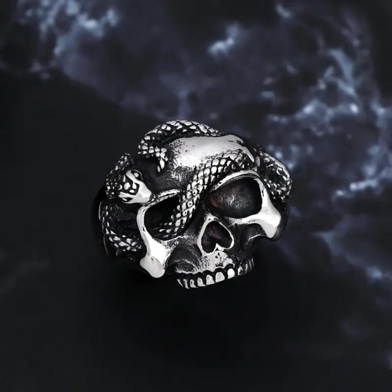 Snake 2025 skull ring