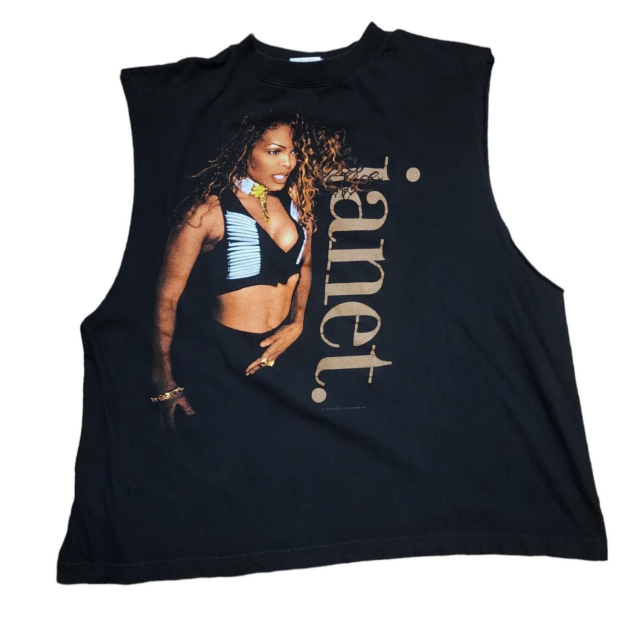 Janet Jackson Vintage 1993 Janet World Tour T Shirt... - Depop