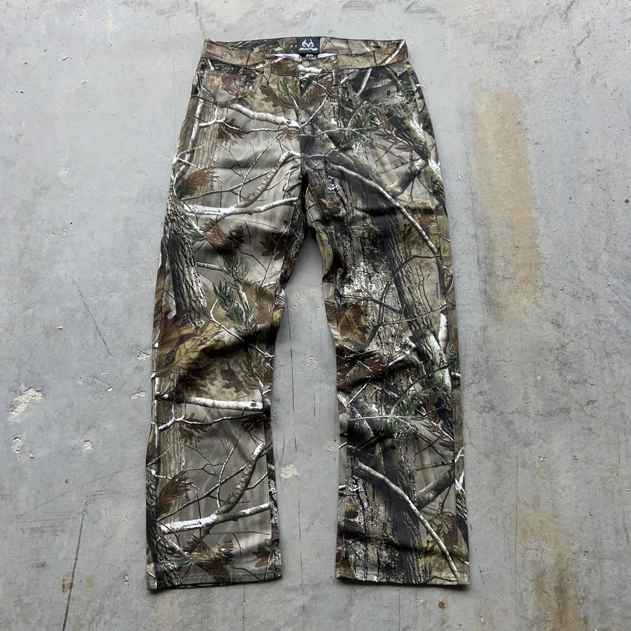 Vintage Camo Realtree Baggy Tactical Pants great... - Depop