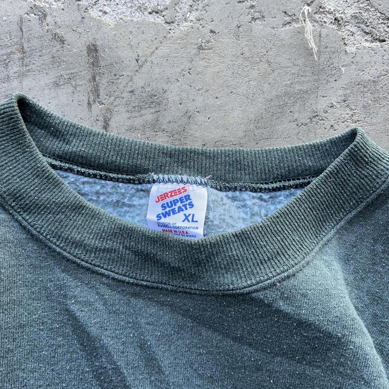 Vintage 1994 Saratoga Horse Boxy Jerzees Crewneck... - Depop