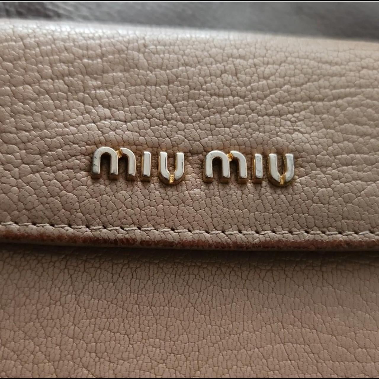 Miu Miu Women's Wallet - Brown/Tan – Tan Miu Miu … - image 2