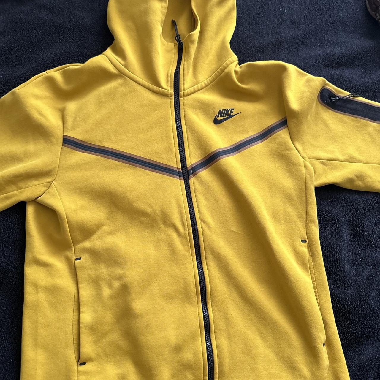 yellow tech fleece tracksuit
