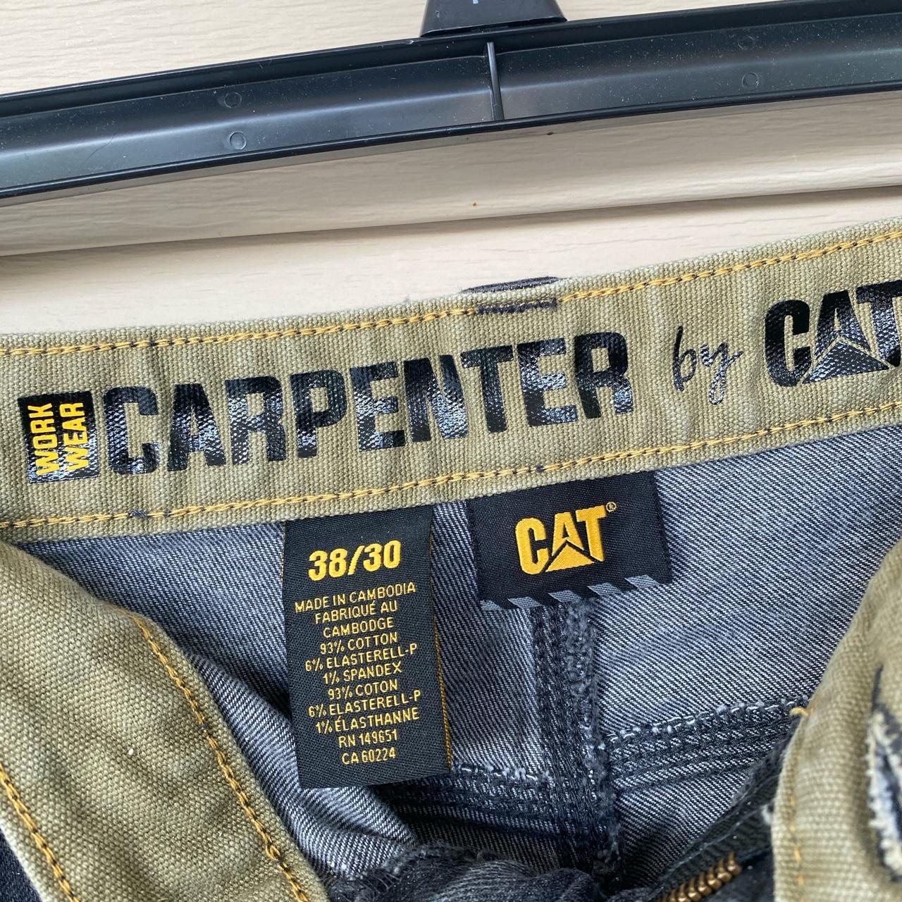 Caterpillar Men's Grey Jeans Depop