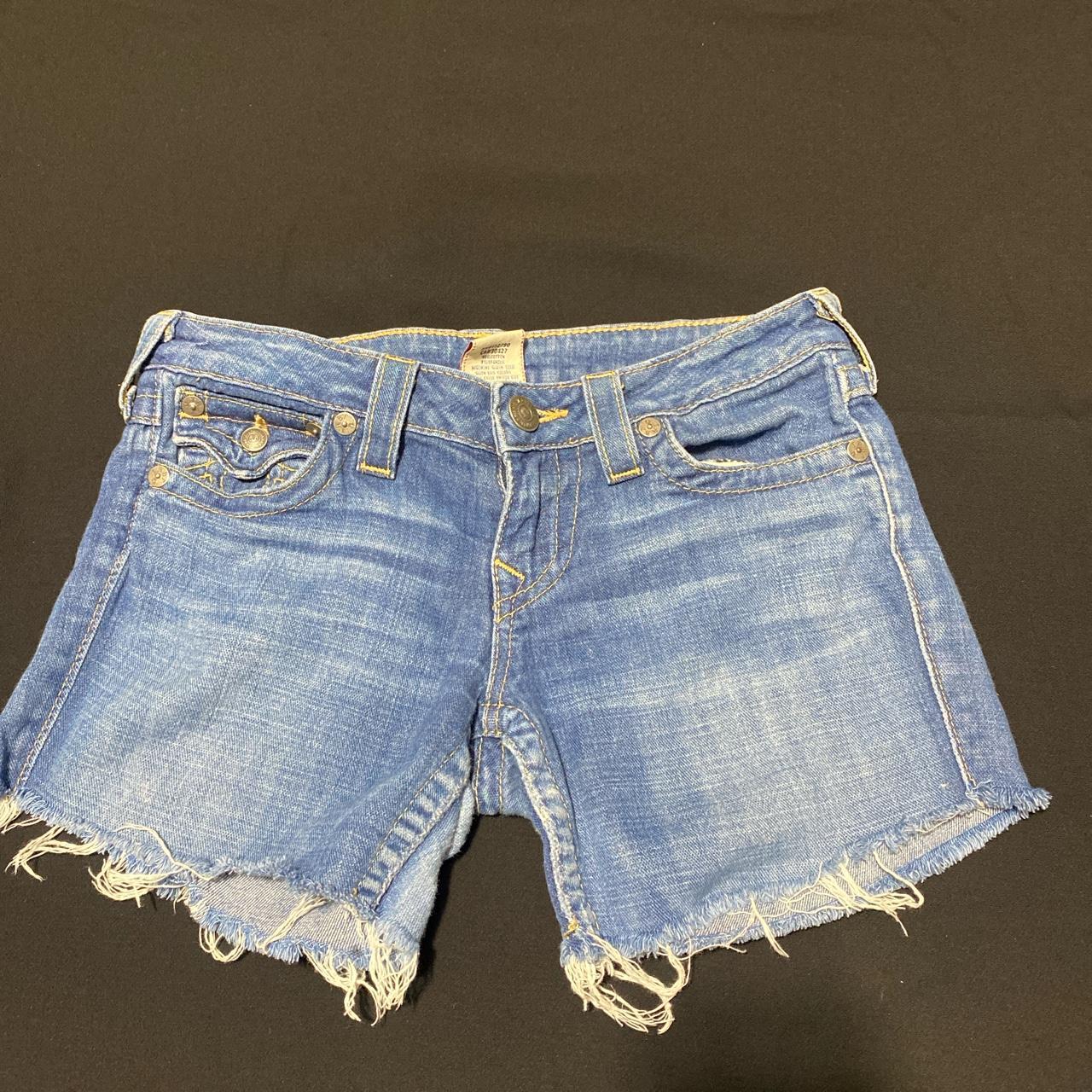 True Religion shorts they may be men shorts too,... - Depop