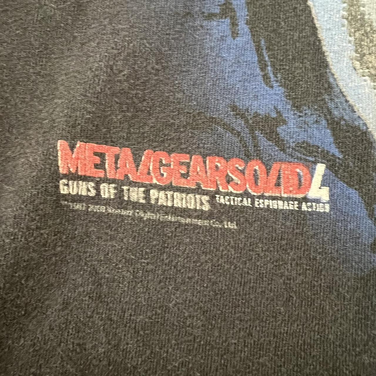 Vintage Metal Gear Solid 4 Video Game Shirt - BIDSTITCH