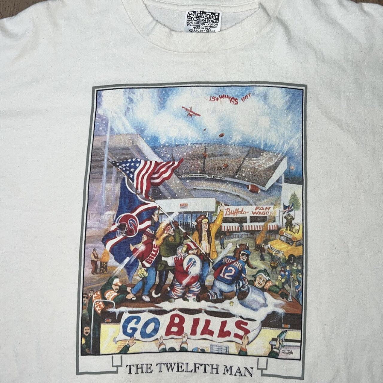 Vintage NFL Buffalo Bills Shirt 90s Long Sleeve American Football - Teeholly