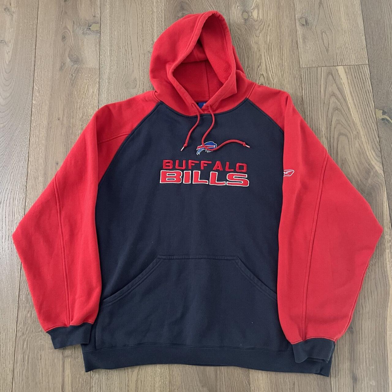 Buffalo Bills Zip up Hoodie. In perfect condition - Depop