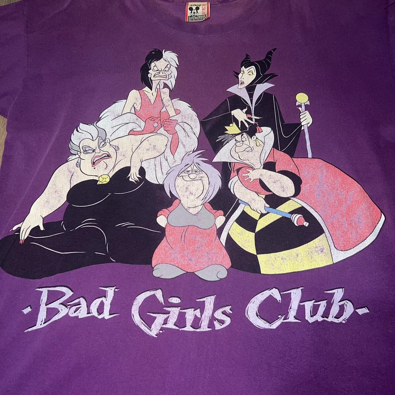 トップス 90s Disney Villains BAD GIRLS nightmare Vtg 90s Disney Villains T Shirt Bad Girls Nightmare NWOT