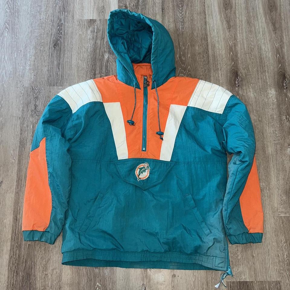 Miami Dolphins NFL Starter Pro Line Vintage Hooded Puffer Zipper online Jacket L