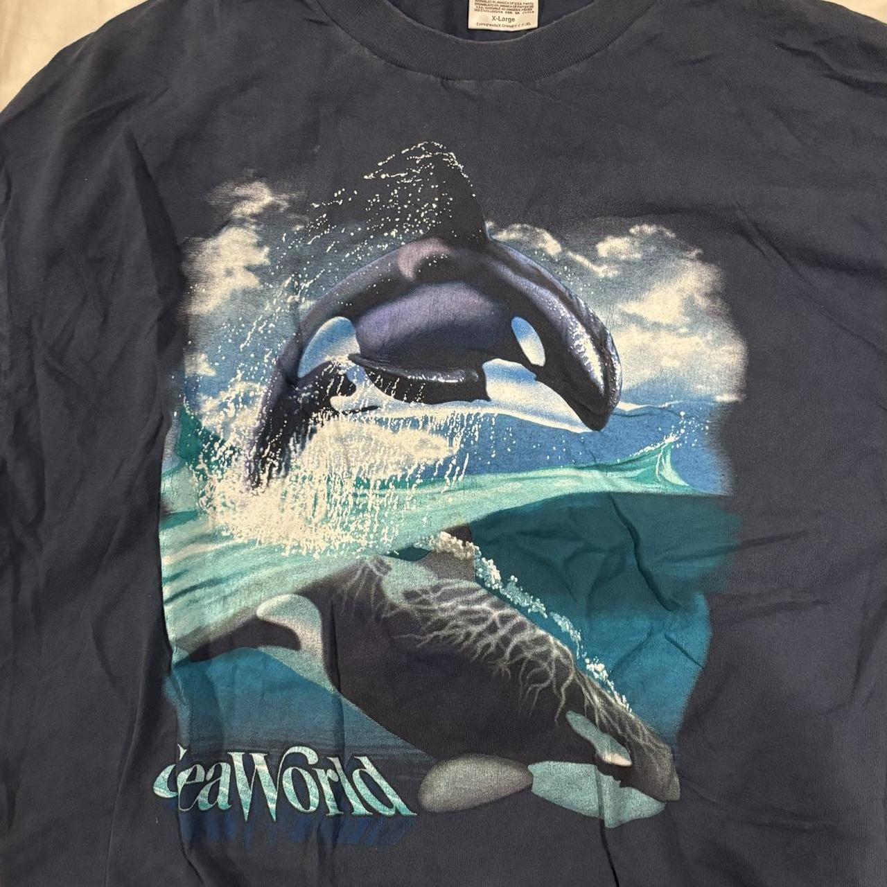 Vintage Tultex Vintage Sea World Tees outlet Men Fish Shirt