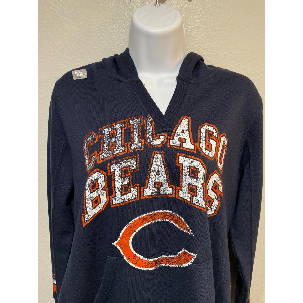 NFL team apparel Chicago bears light hoodie Women's - Depop