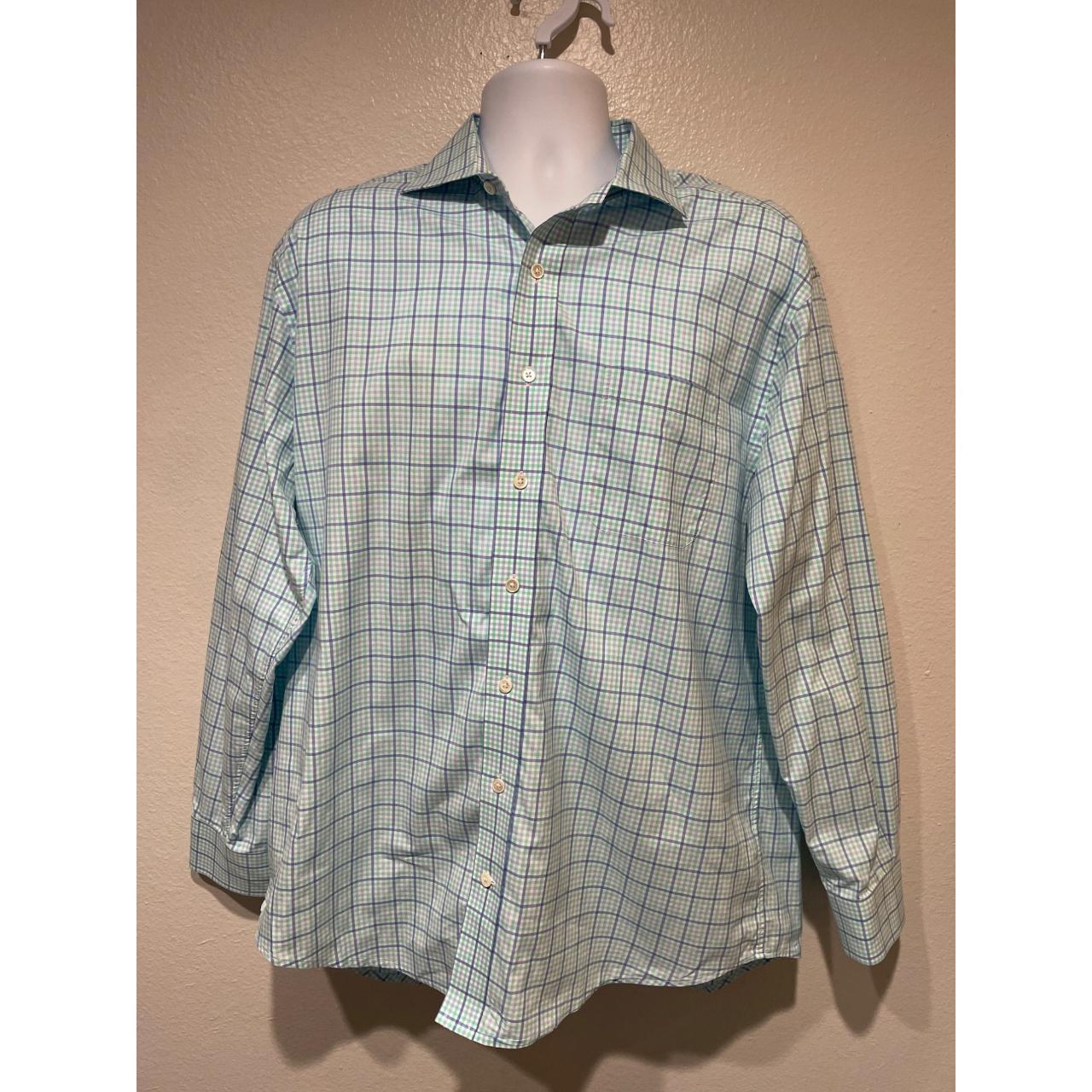 Vineyard Vines Shirt Mens XXXL Gray Green Bay - Depop