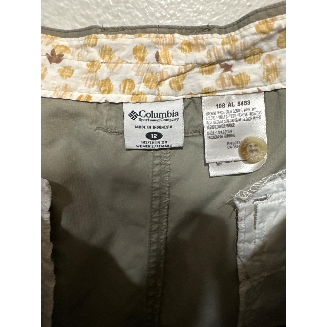 Columbia size 12 Cargo Capri Pants