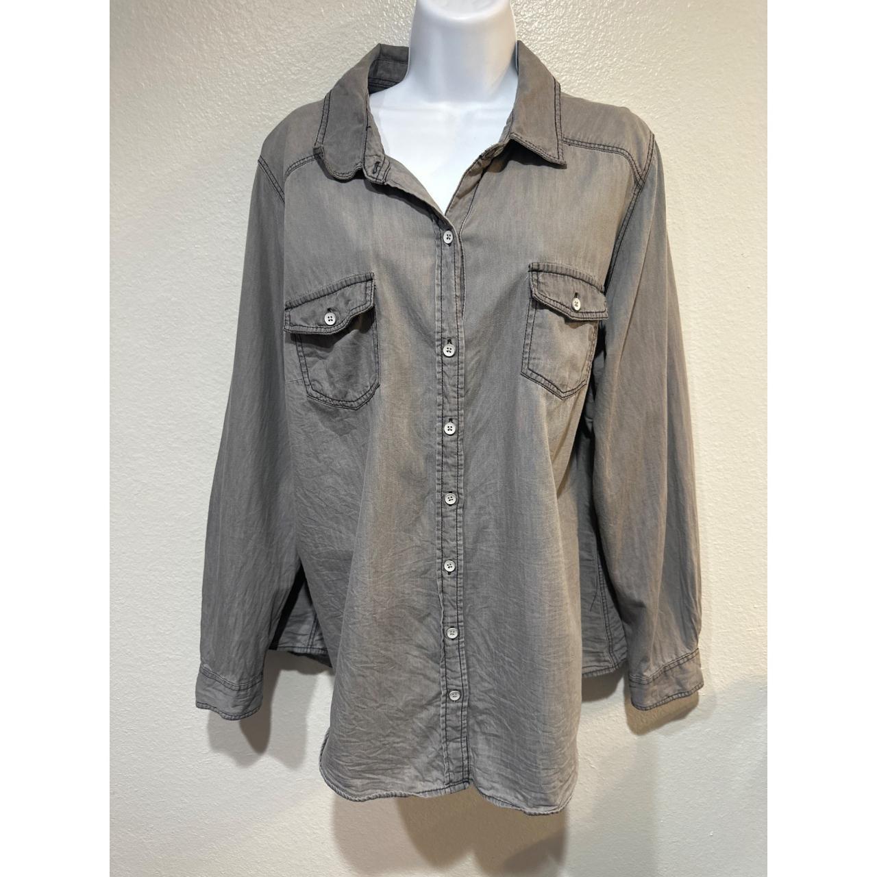torrid denim shirt