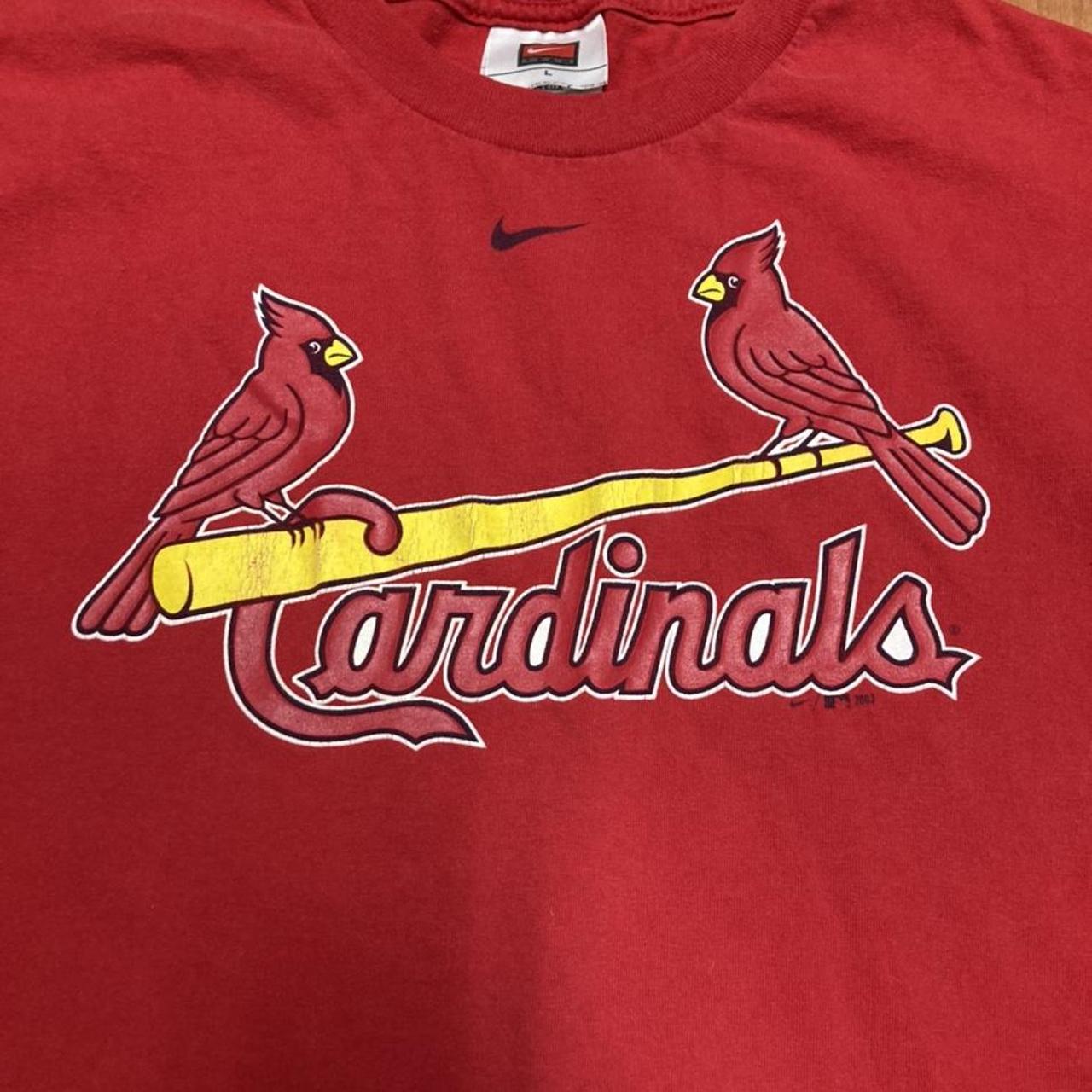 Nike Baseball (MLB St. Louis Cardinals) Men's 3/4-Sleeve Pullover