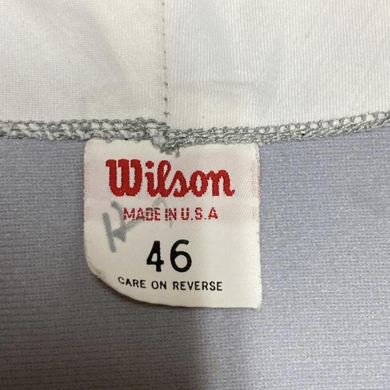 Vintage WILSON Grizzlies #11 Baseball Jersey Gray Button Men's