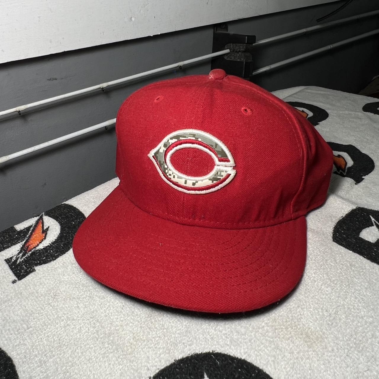 New Era Cincinnati Reds Baseball Hat/Cap Fitted Mens 7 3/4 Reds