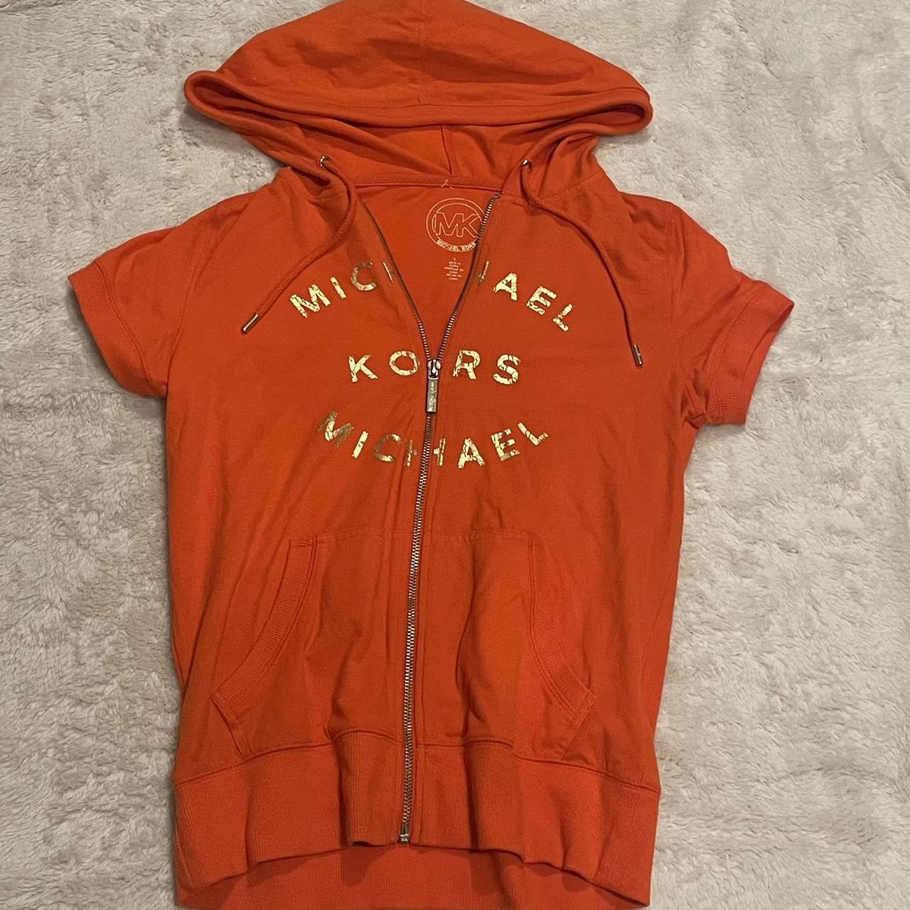 Michael kors hoodie womens on sale orange