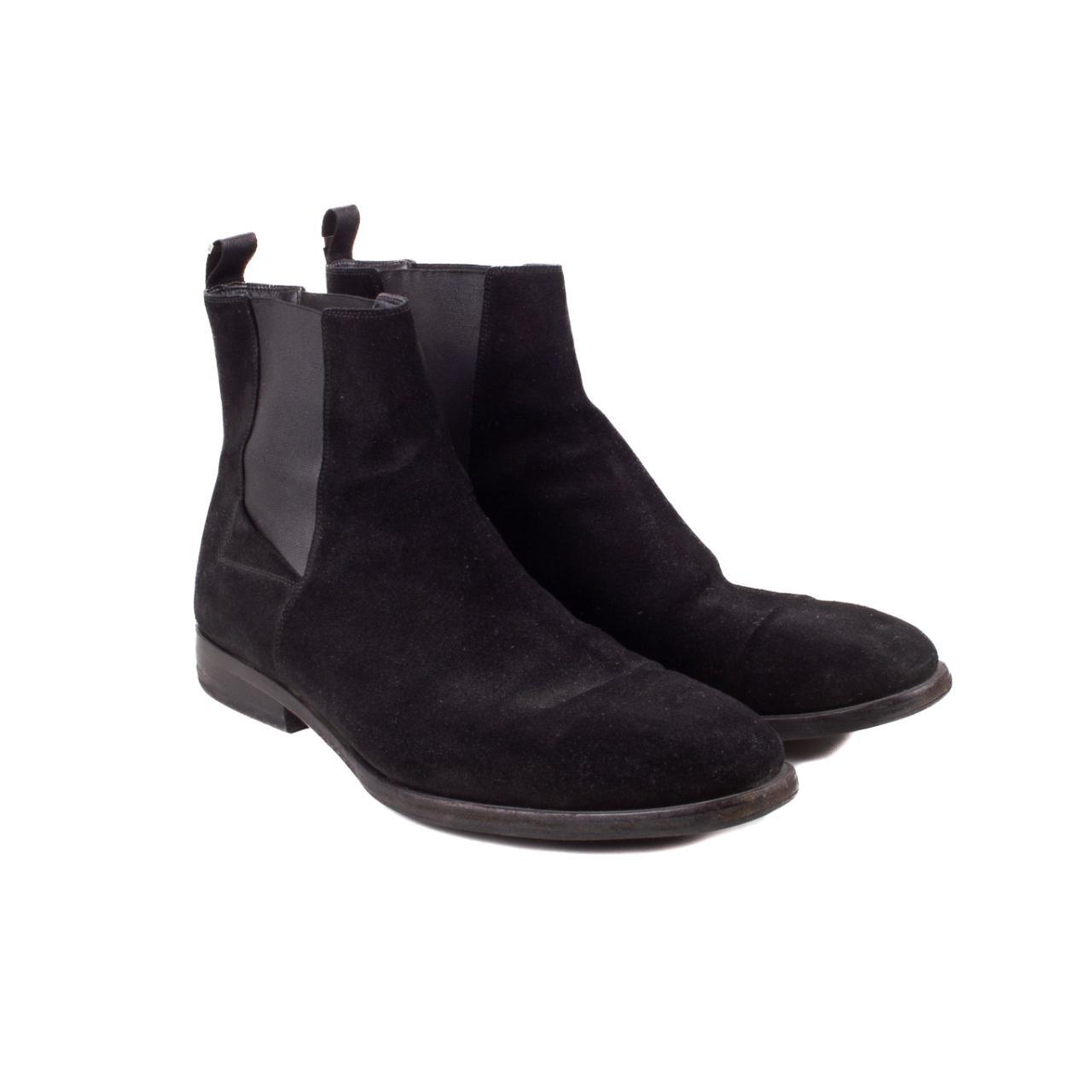 Balenciaga hot sale suede boots