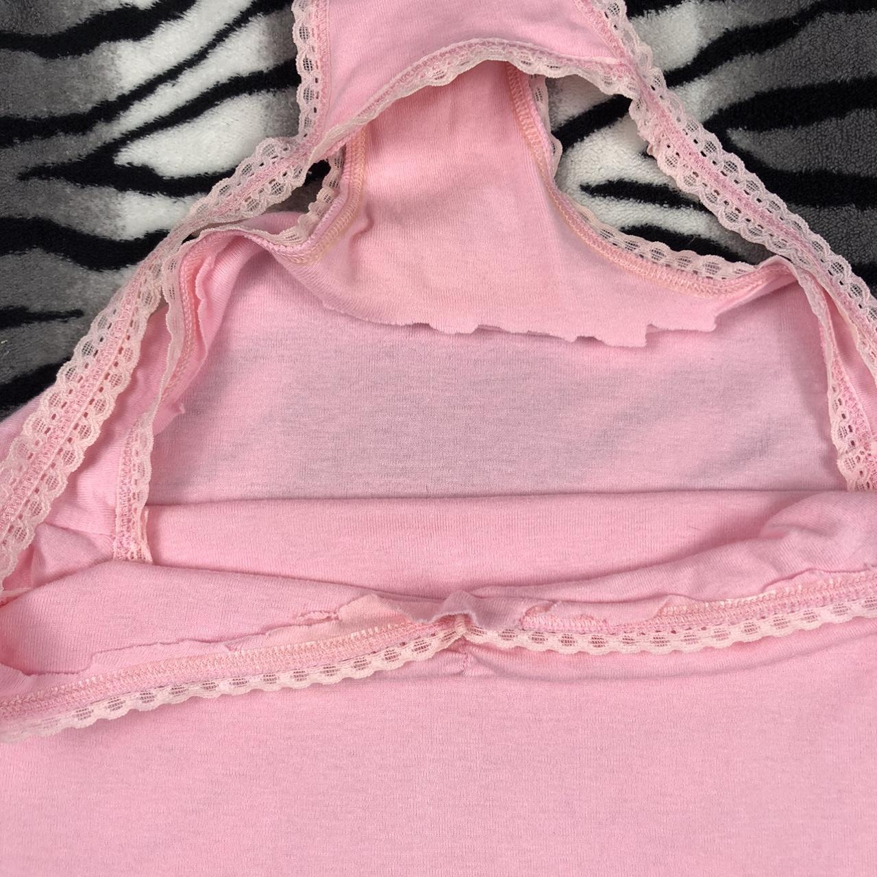  Y2K Victorias Secret Pink Camisole, •2000s cinched