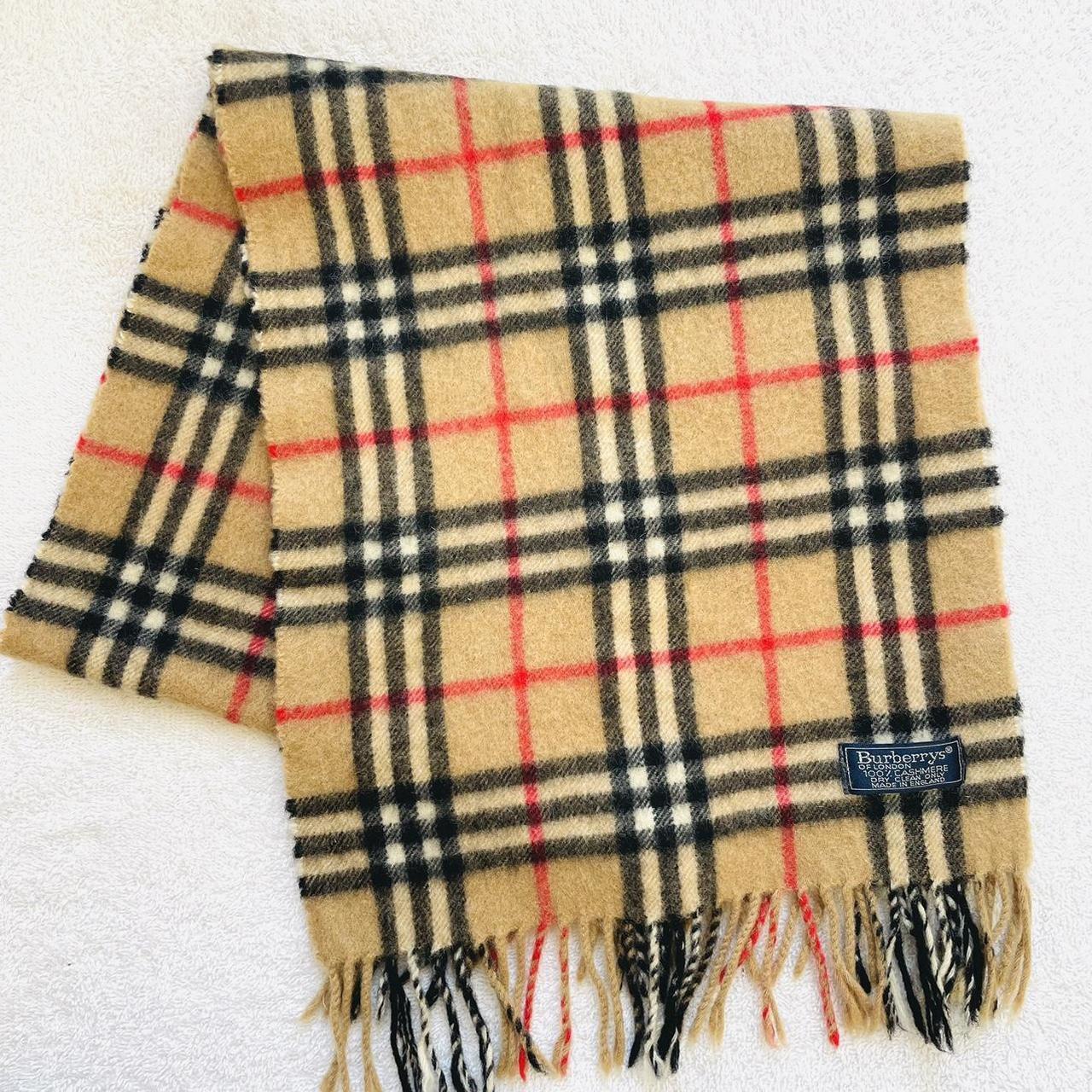 Vintage burberry store nova check scarf