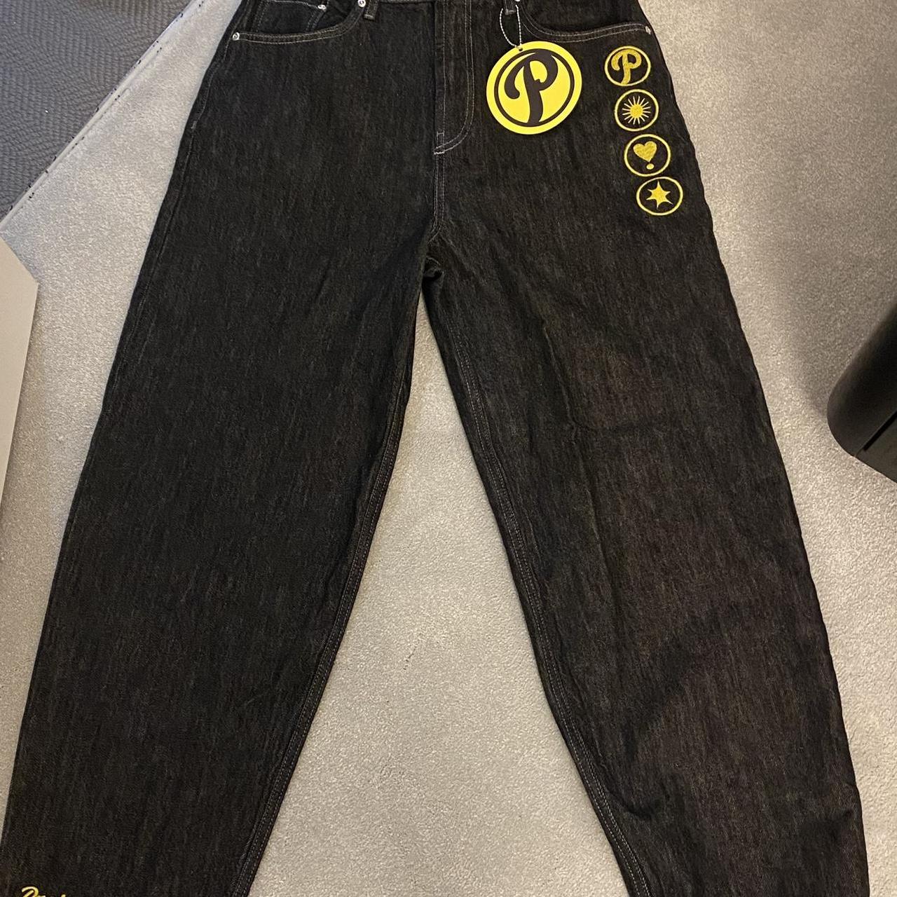 Washed black Protect ldn jeans Baggy fit with a... Depop