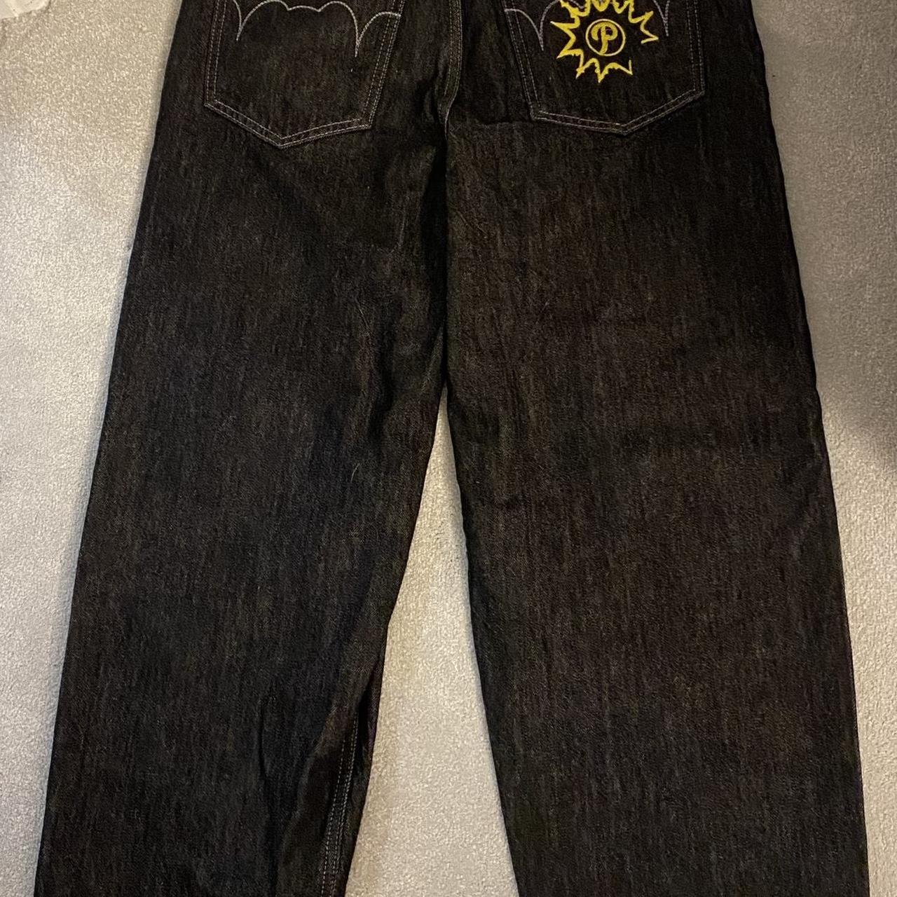 Washed black Protect ldn jeans Baggy fit with a... Depop