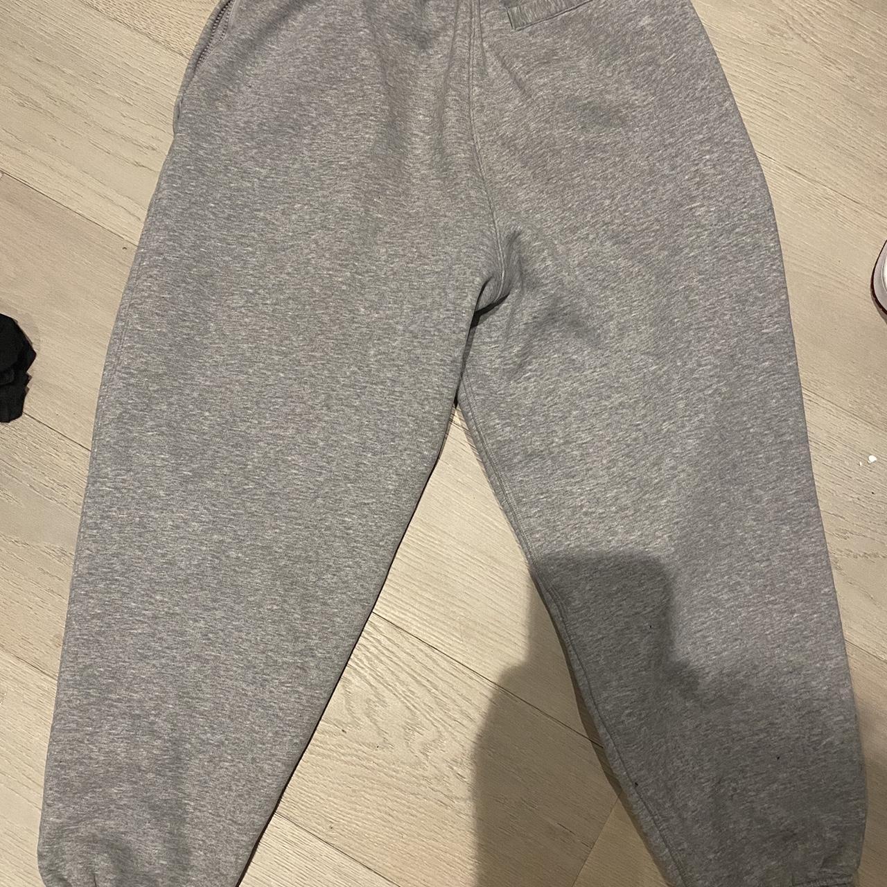 Nike x Stussy Grey Joggers - Depop