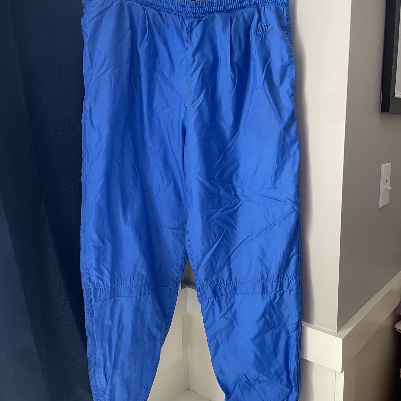 Electric blue Vintage nike track pants. These are in