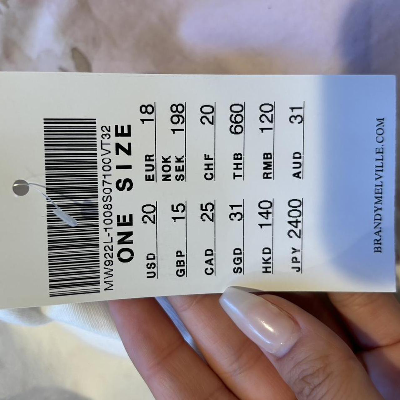 Brandy Melville heart tank with lace and bow... | Depop