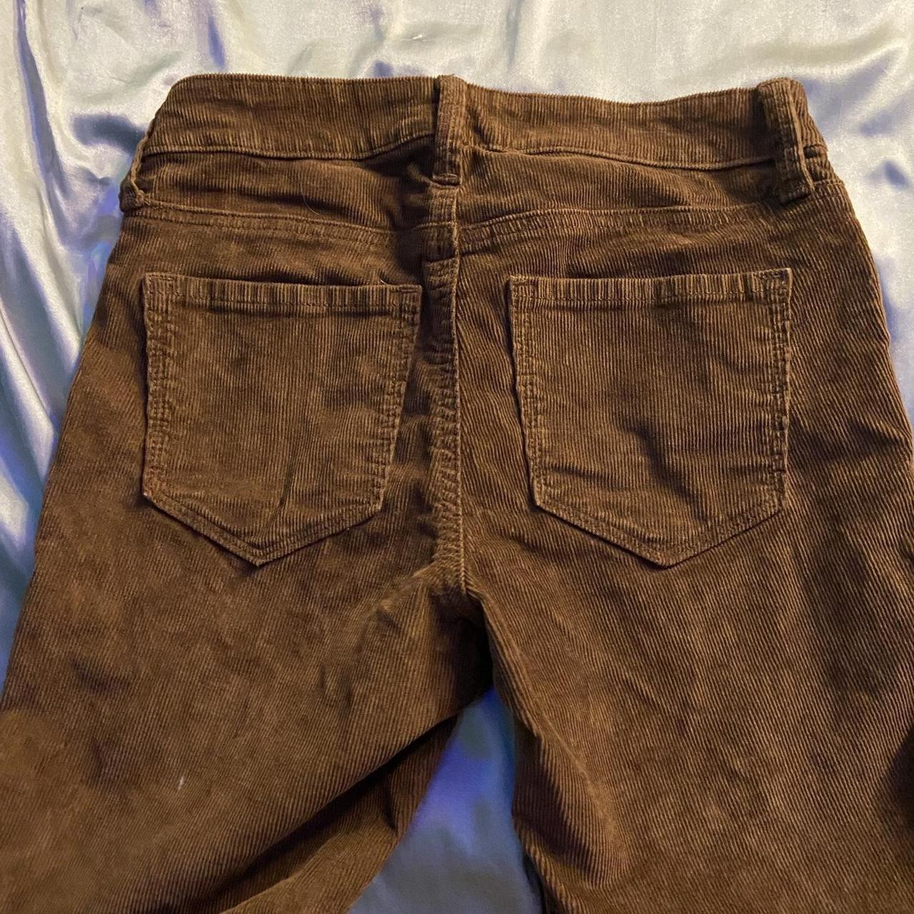 brown corduroy pants🧸 perfect for fall!! only worn... - Depop
