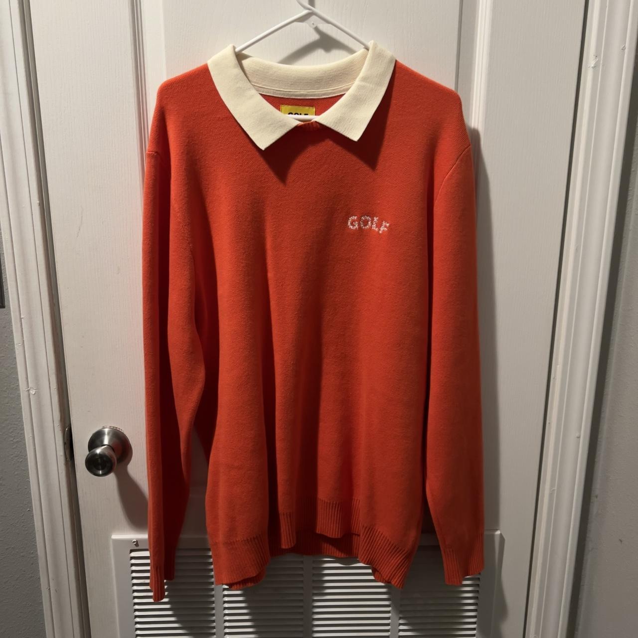 Golf Wang Orange Logo Crewneck Sweatshirt high quality Mens M