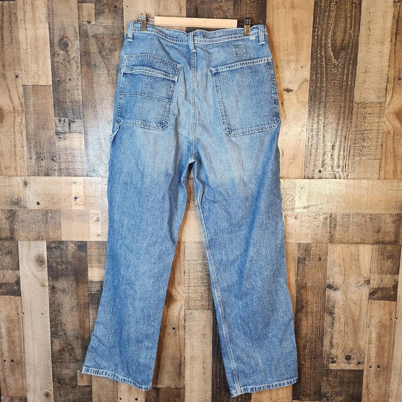 Mens 34x32 Polo Baggy Straight Wide Leg Denim Jeans... - Depop